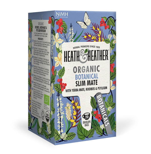 Heath & Heather Organic Botanical Slim Mate, 20 Tea Bags