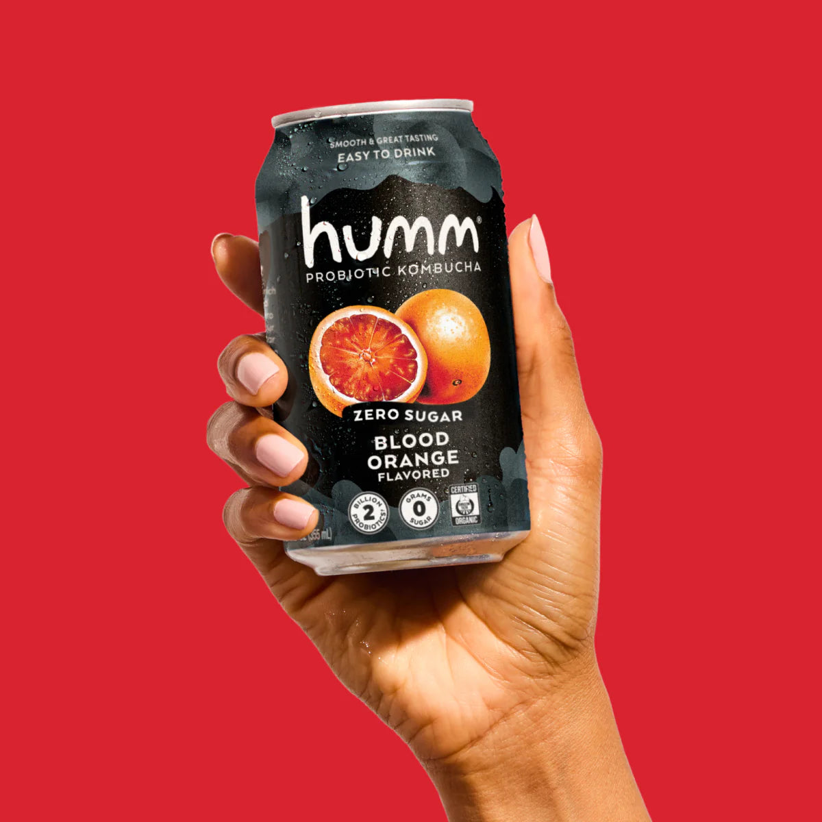Humm Probiotic Kombucha Blood Orange 355ml
