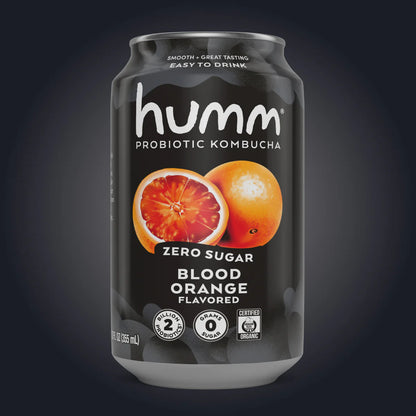 Humm Probiotic Kombucha Blood Orange 355ml