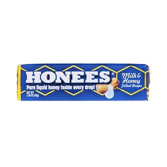 Honees, Milk & Honey FIlled Drops 42g