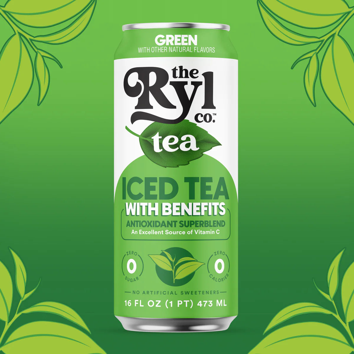 The Ryl Co. Green Iced Tea w/ Benefits 473ml