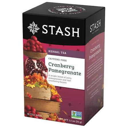 Stash Cranberry Pomegranate Herbal Tea, 18 Tea Bags