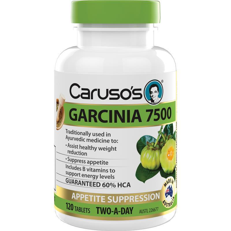 Caruso’s Garcinia 7500 Appetite Suppression 120 Tablets