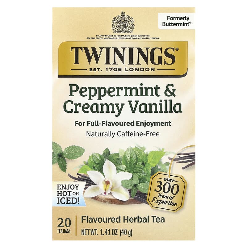 Twinings Peppermint & Creamy Vanilla, 20 Tea Bags