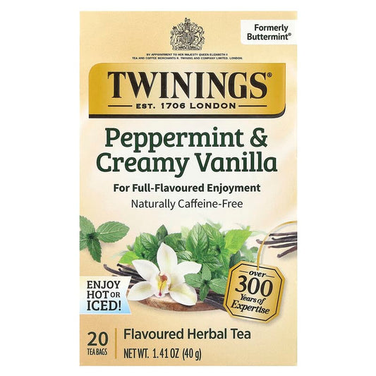 Twinings Peppermint & Creamy Vanilla, 20 Tea Bags