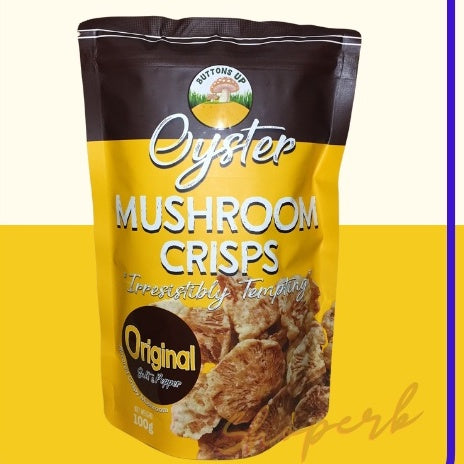 Buttons Up Mushroom Crisps 100g