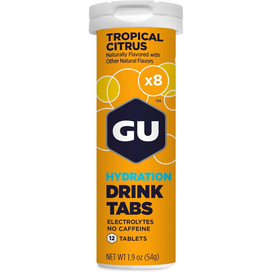 GU Tropical Citrus Hydration Drink, 12 Tablets