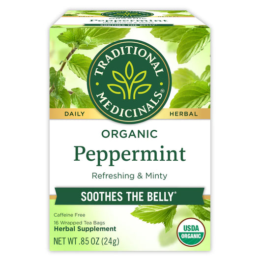 Traditional Medicinals Organic Peppermint Tea, 16 Bags