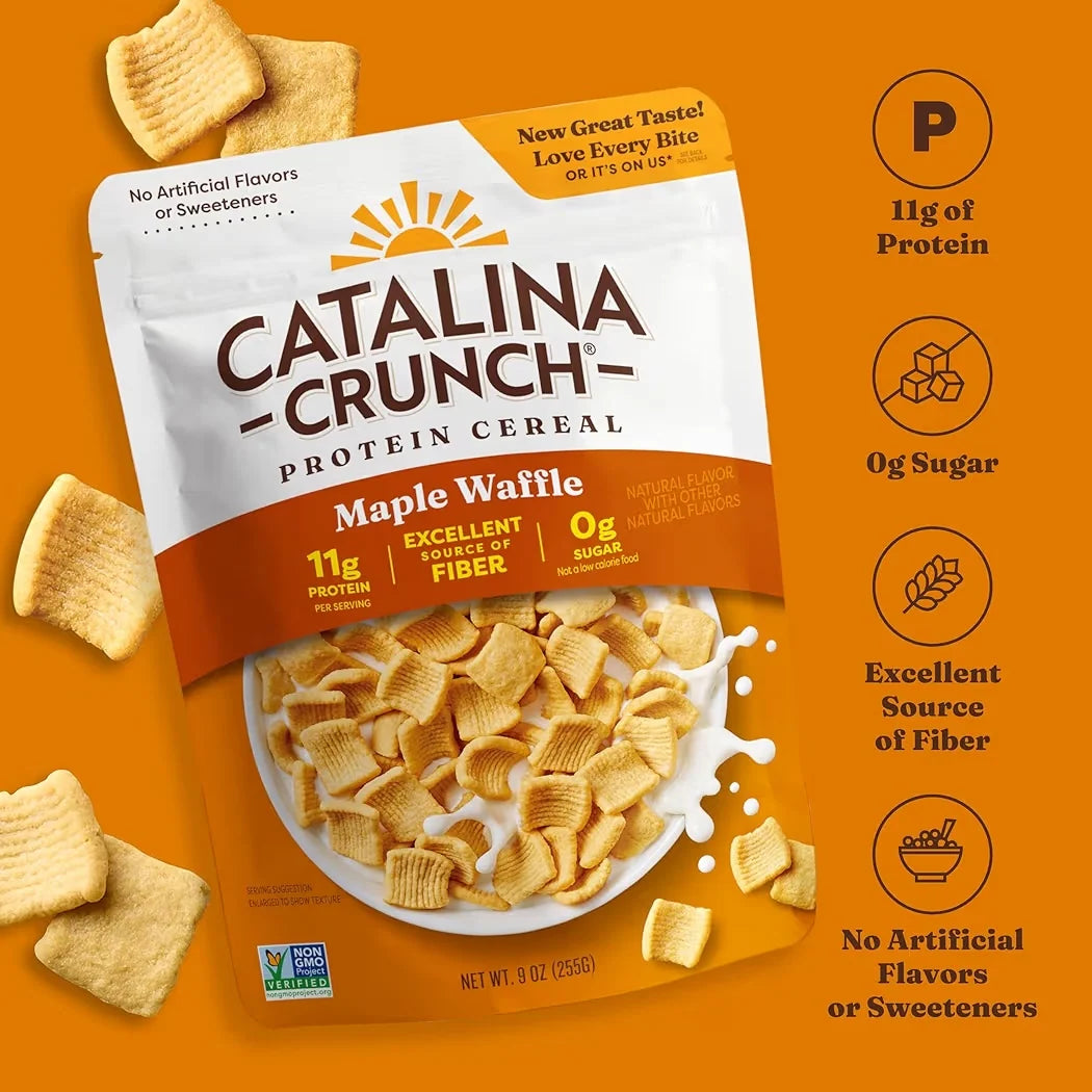Catalina Crunch Maple Waffle Protein Cereal 255g