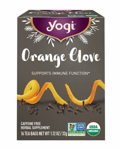 Yogi Orange Clove, 16 Tea Bags