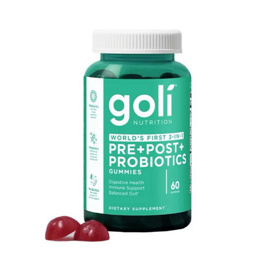Goli Nutrition Pre+Post+Probiotics, 60 Gummies