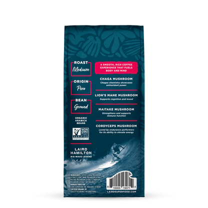 Laird Superfood Perform Functional Mushroom Coffee, Medium Roast 340g
