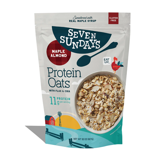 Seven Sundays Maple Almond Protein Oats 454g