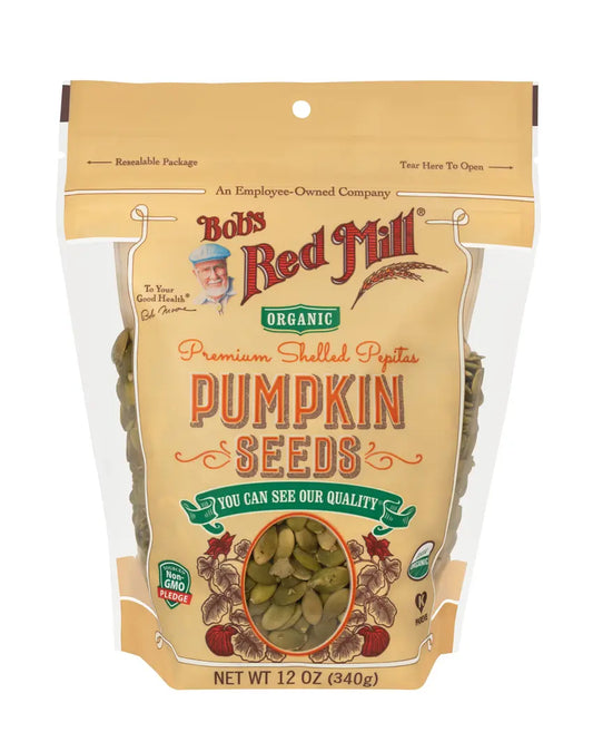 Bob’s Red Mill Organic Premium Shelled Pumpkin Seeds 340g
