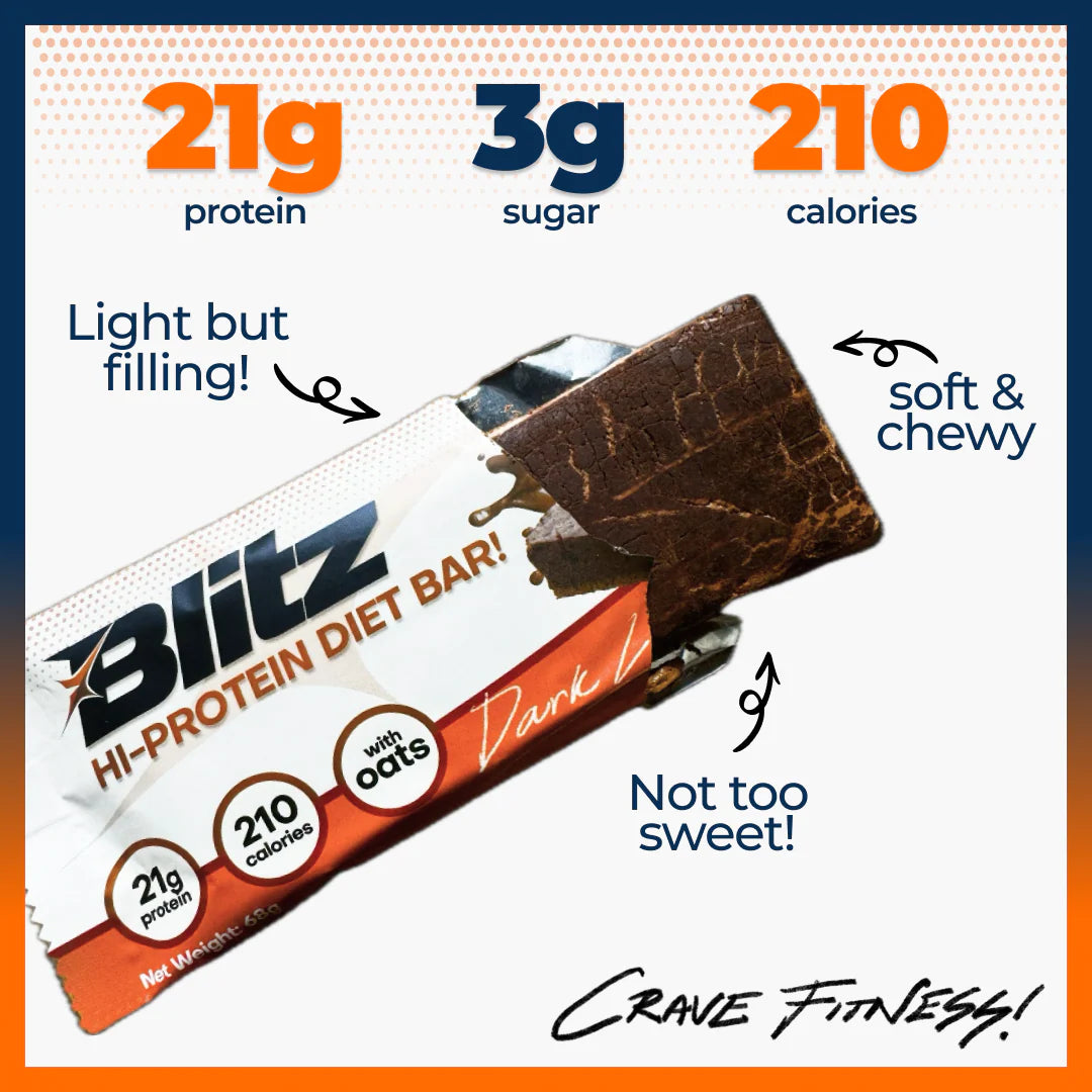 Blitz Nutrition Hi-Protein Bar 68g