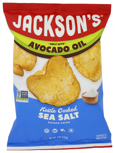Jackson's Avocado Oil Sea Salt Potato Chips 142g