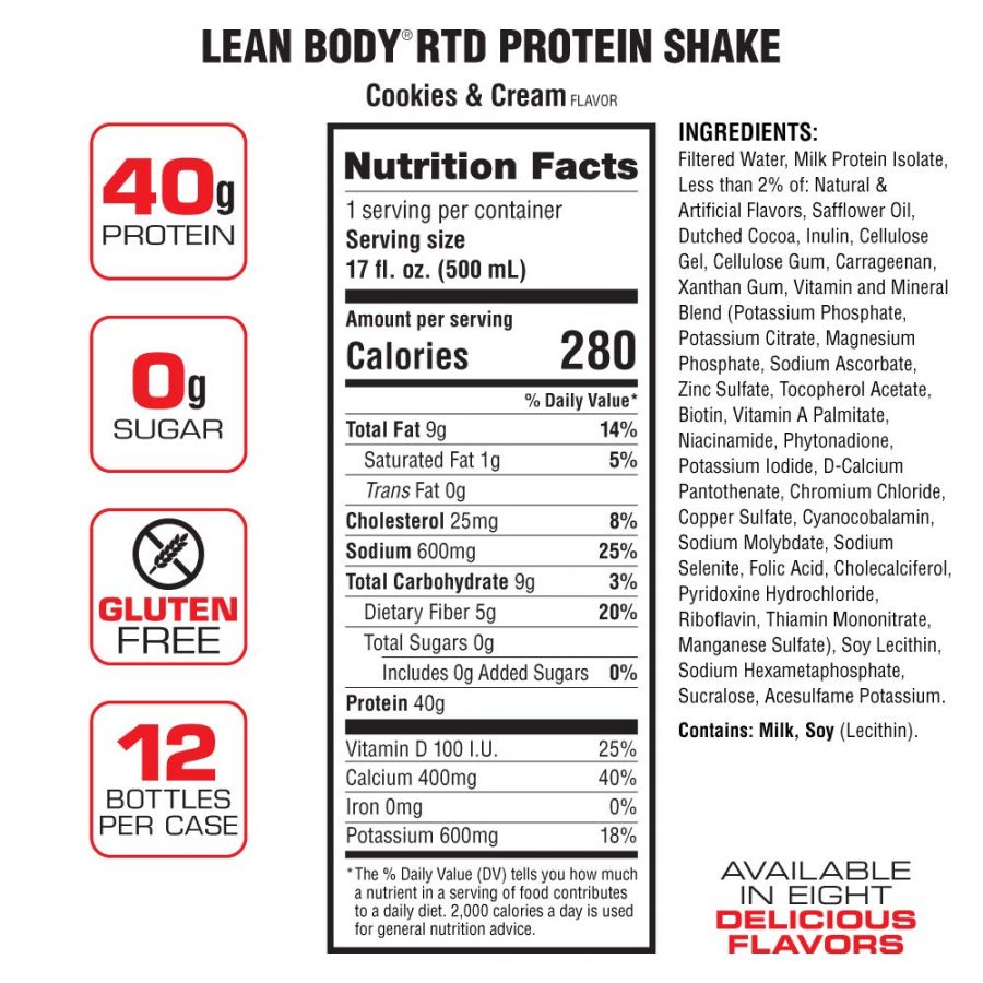 Labrada Lean Body Protein Shake 500ml