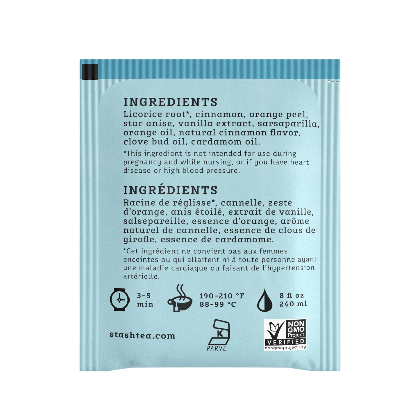 Stash Licorice Spice Herbal Tea, 20 Tea Bags