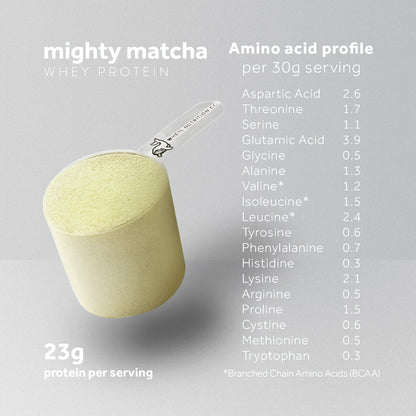 Wheyl Nutrition Just Mighty Matcha Whey Protein 454g