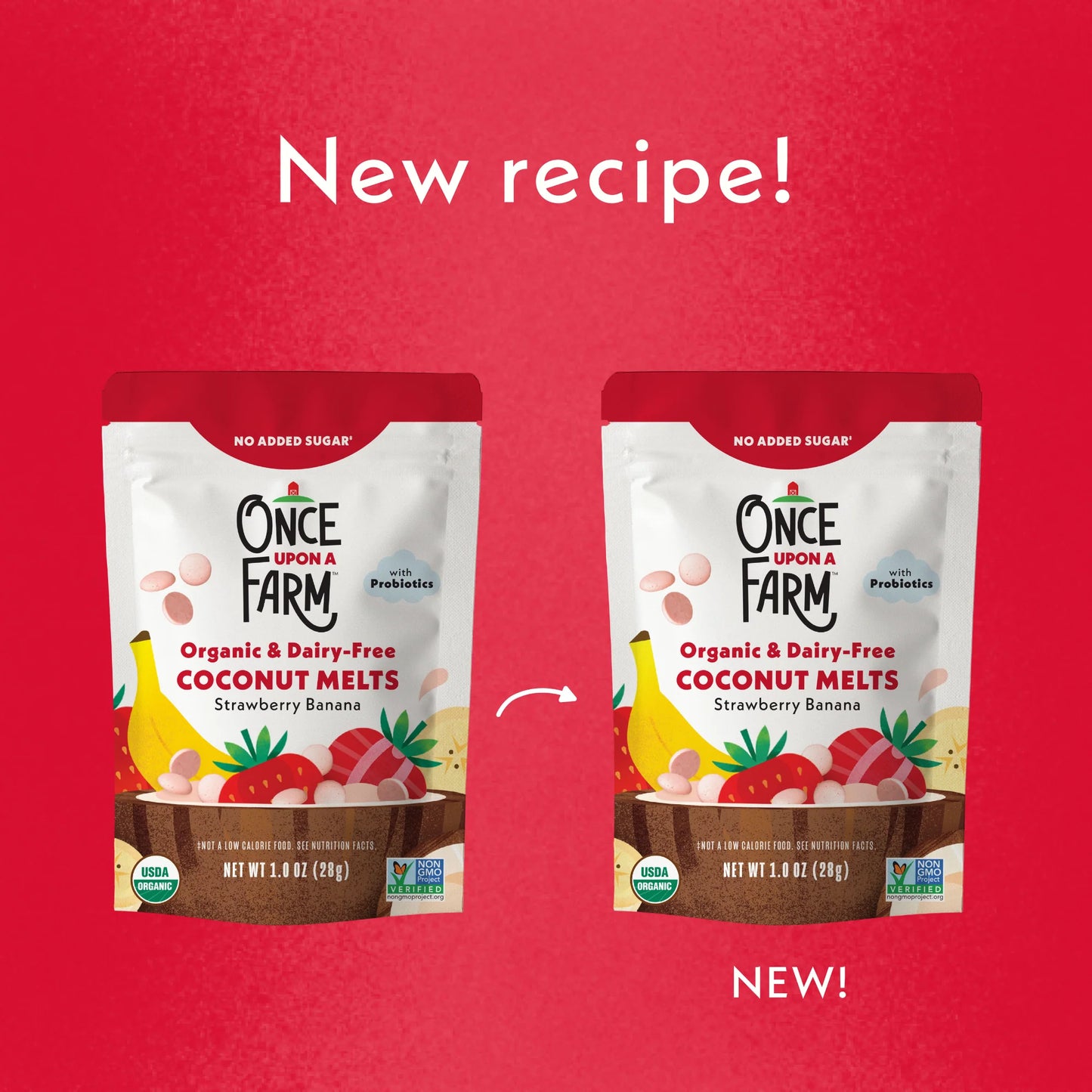 Once Upon A Farm Organic & Dairy-Free Coconut Melts 28g