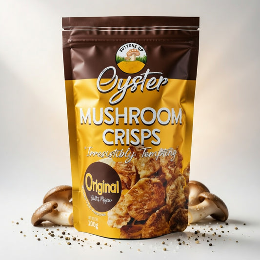 Buttons Up Mushroom Crisps 100g