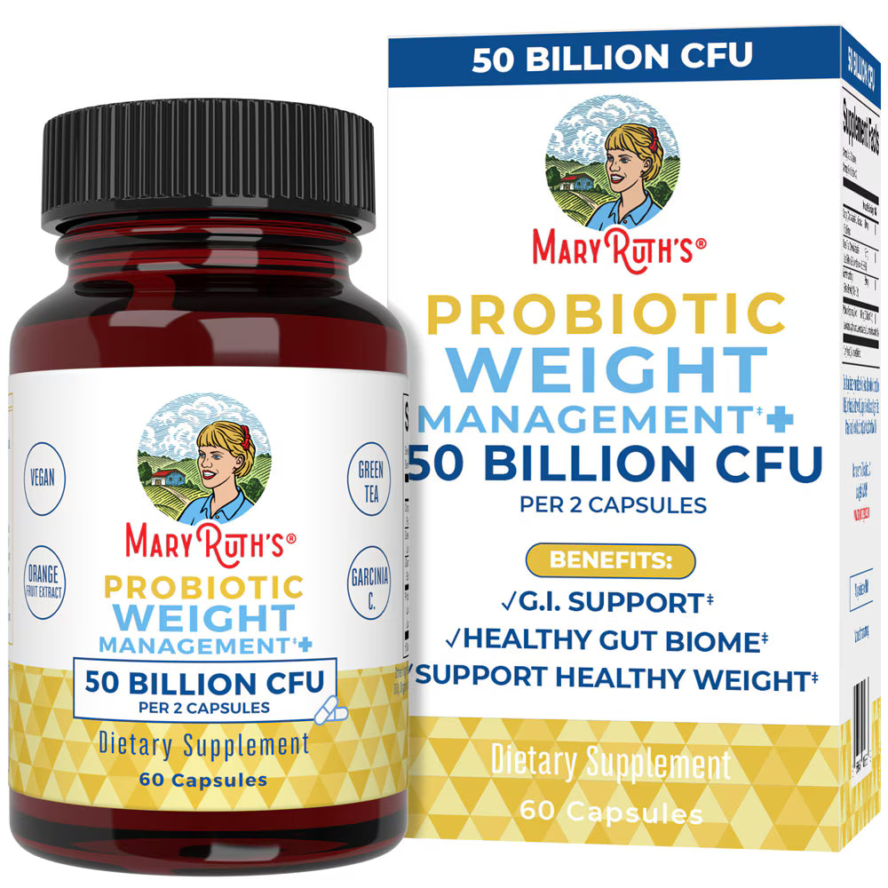 Mary Ruth's Probiotic Weight Management 50 Billion CFU, 60 Capsules