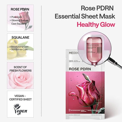 Mediheal Rose PDRN Essential Mask Sheet, 1 piece