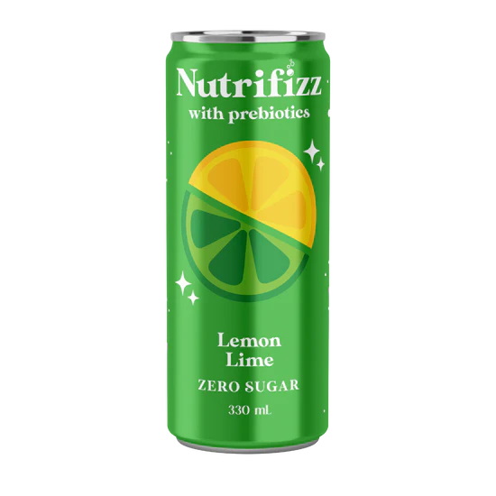 Nutrifizz w/ Probiotics Lemon Lime Soda 330ml