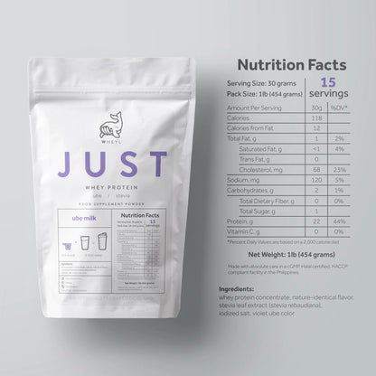 Wheyl Nutrition Just Ube Milk Whey Protein 454g