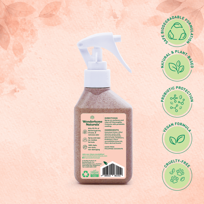Wonderhome Naturals Organic Gadget & Desk Cleaner Citrus Oil 165ml