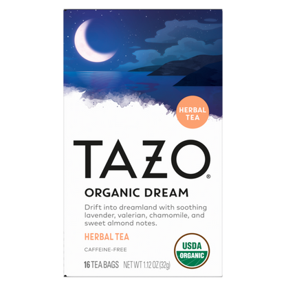 Tazo Organic Dream Herbal Tea, 16 Tea Bags