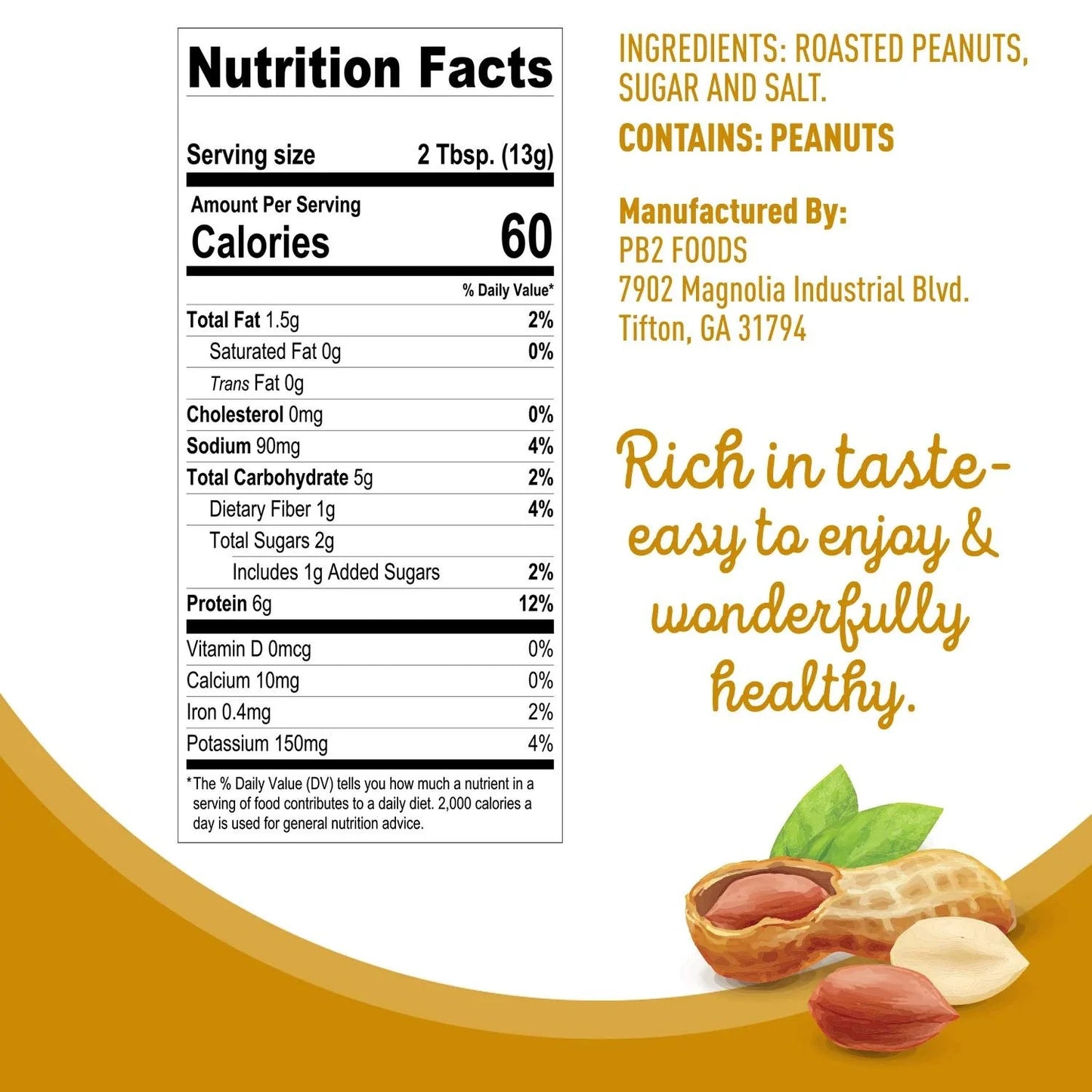 PB2 Foods Original Powdered Peanut Butter