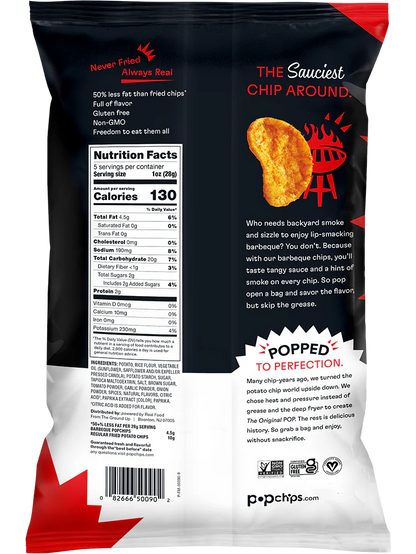 Popchips Barbeque Potato Chips 142g