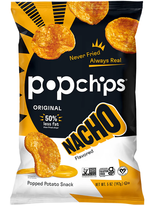 Popchips Nacho Potato Chips 142g