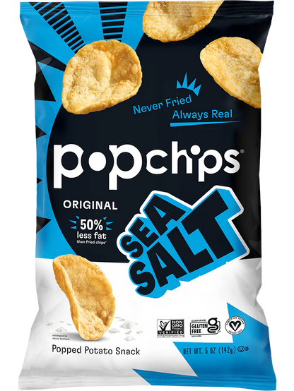 Popchips Original Sea Salt Potato Chips 142g
