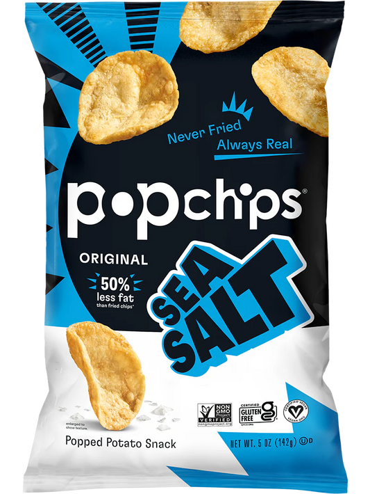 Popchips Original Sea Salt Potato Chips 142g
