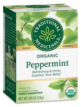 Traditional Medicinals Organic Peppermint Tea, 16 Bags