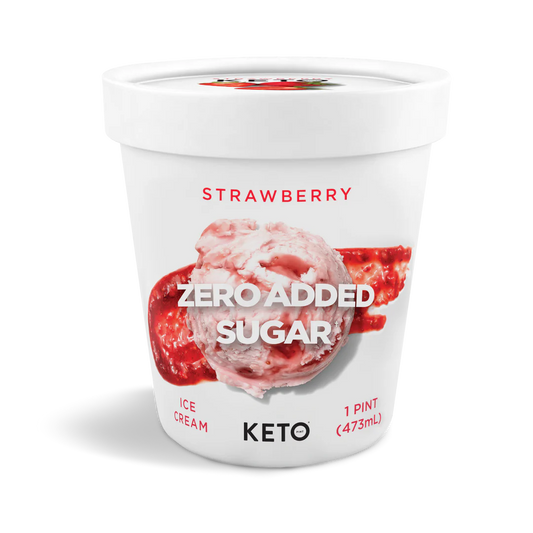 Keto Pint Strawberry Keto Ice Cream 473ml
