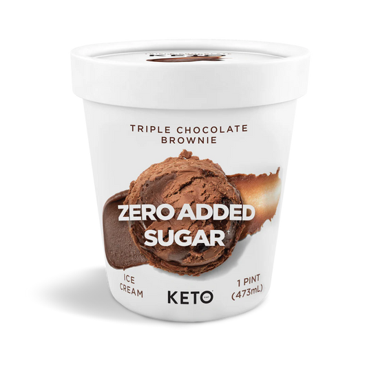 Keto Pint Triple Chocolate Brownie Keto Ice Cream 473ml