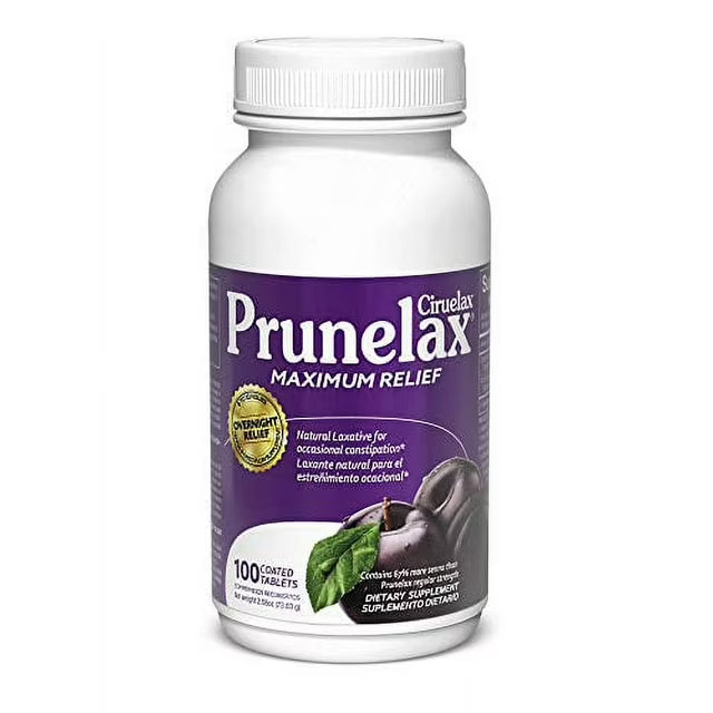 Prunelax Ciruelax Maximum Relief, 100 Tablets
