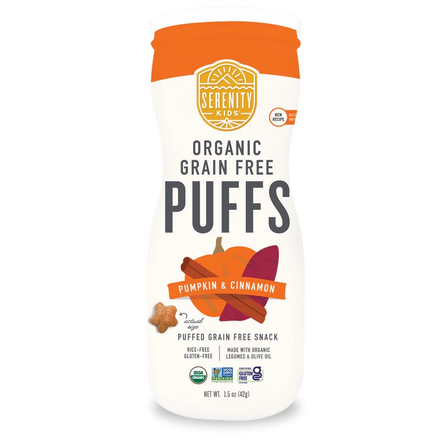 Serenity Kids Organic Grain Free Puffs 42g