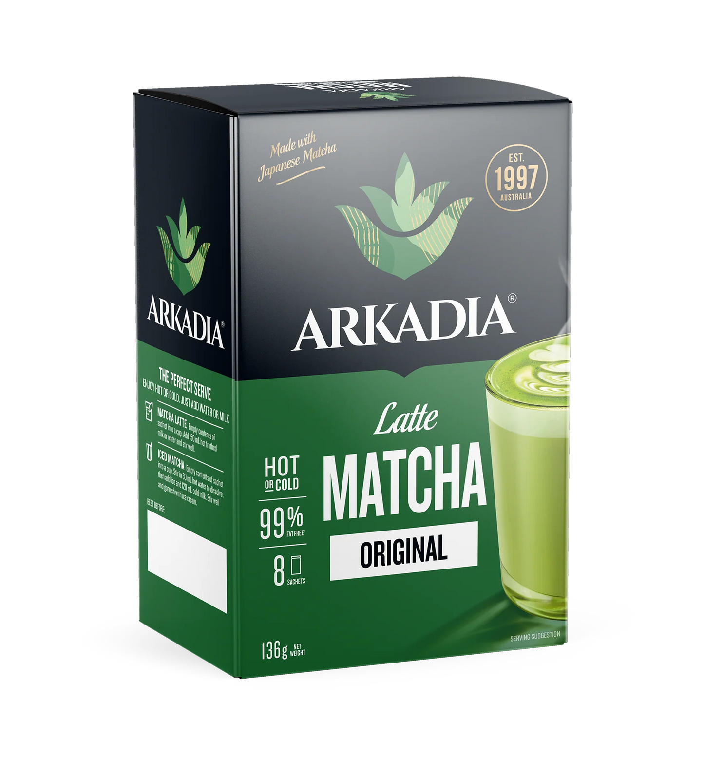 Arkadia Matcha Latte 136g