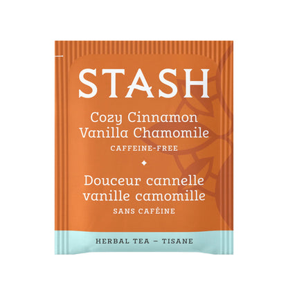 Stash Cozy Cinnamon Vanilla Herbal Tea, 18 Tea Bags