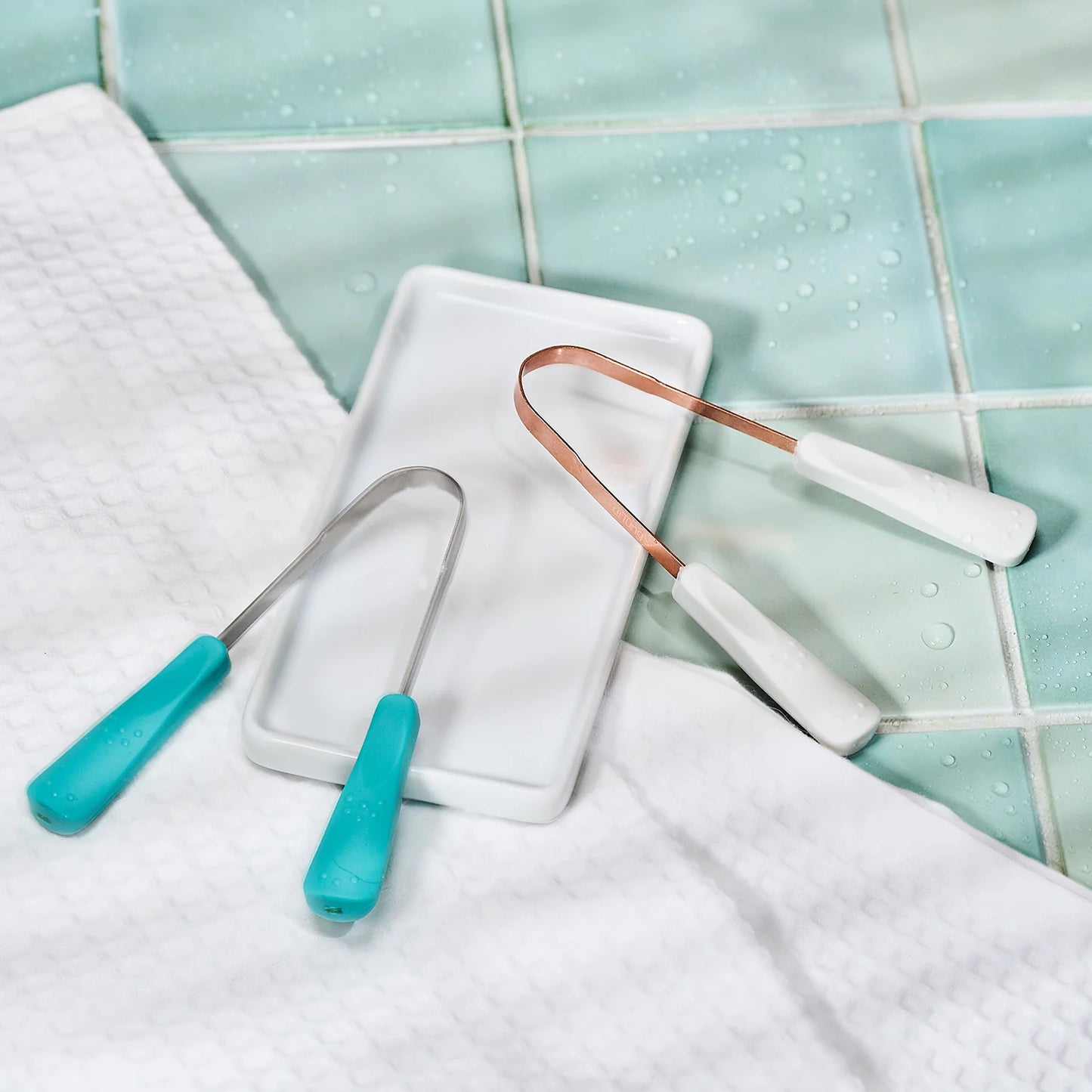 Dr. Tung's Stainless Steel Tongue Cleaner w/ Travel Pouch