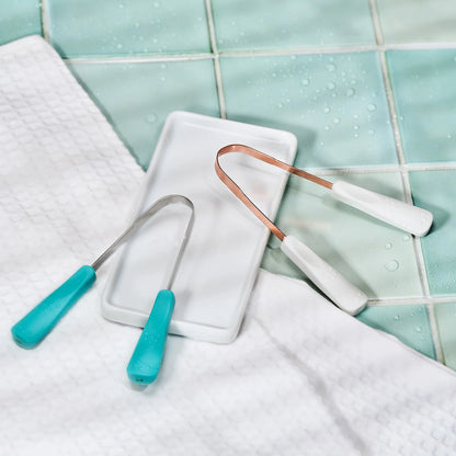 Dr. Tung's Stainless Steel Tongue Cleaner w/ Travel Pouch