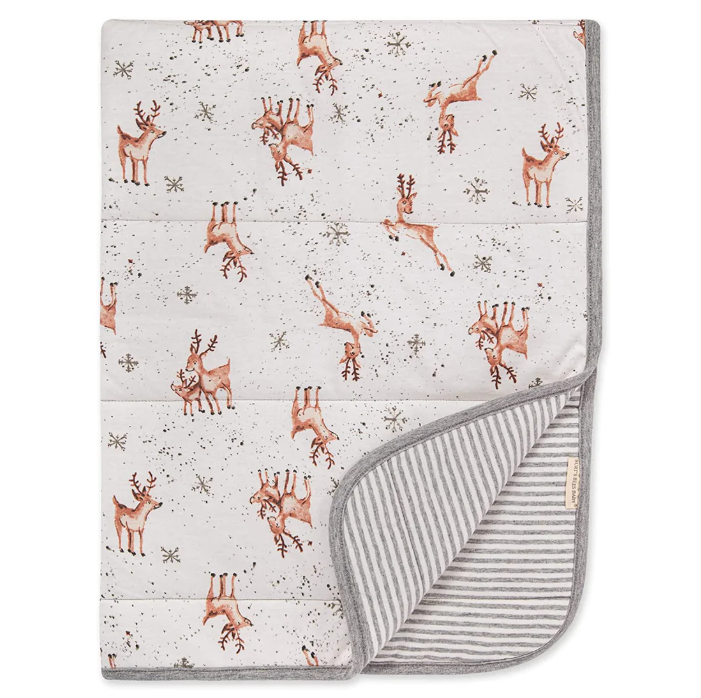 Burt's Bees Baby Organic Baby Reversible Blanket 76cm x 102cm