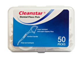 Cleanstar Dental Floss Pick 50-picks