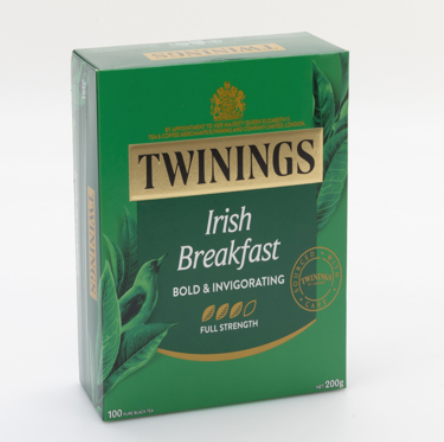 Twinings Irish Breakfast, 100 Tea Bags