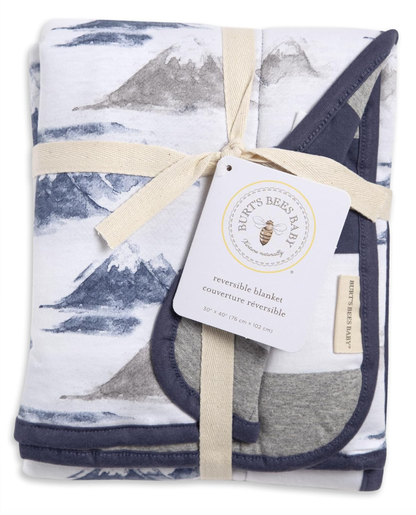 Burt's Bees Baby Organic Baby Reversible Blanket 76cm x 102cm