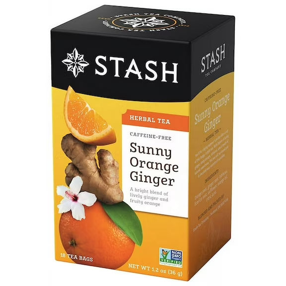 Stash Sunny Orange Ginger, 18 Tea Bags